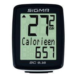 Sigma fietscomputer BC 9.16 zwart