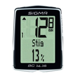 Sigma fietscomputer BC 14.16 zwart