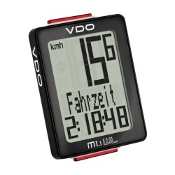 VDO fietscomputer M1.1 WR zwart