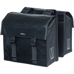 Basil dubbele fietstas Urban Load 48-53 liter zwart - 17738