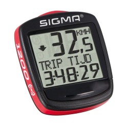 Sigma fietscomputer Bc Baseline 1200 Wl 30 x 30 mm zwart