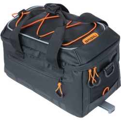 Basil bagagedragertas Miles MIK 7 liter zwart/oranje - 18114