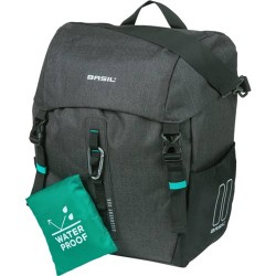 Basil Discovery 365D - enkele fietstas L - 20 liter - zwart