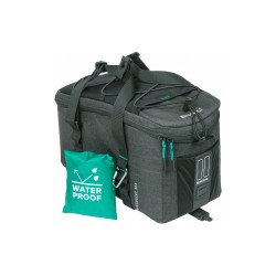 Basil Discovery 365D - bagagedragertas M MIK - 9 liter - zwart