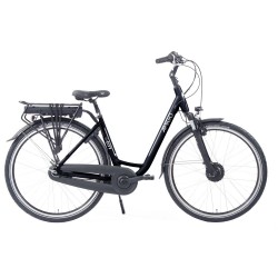 AMIGO Elektrische Stadsfiets E-City S1 28 Inch 52 cm Dames 7V Rollerbrake Zwart