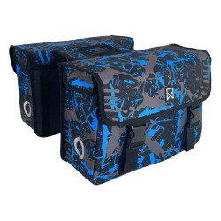 Willex Fietstassen Ice 34 L blauw en zwart