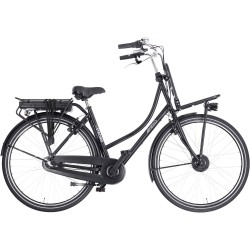 AMIGO Elektrische Transportfiets E-Strong T1 460Wh 28 Inch 51 cm Dames 3V V-Brakes Matzwart/Zwart