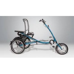 Pfiff Scooter Trike 16 inch front-20 inch back elektrische driewieler Volwassen Lichtblauw Sram 7 Intern