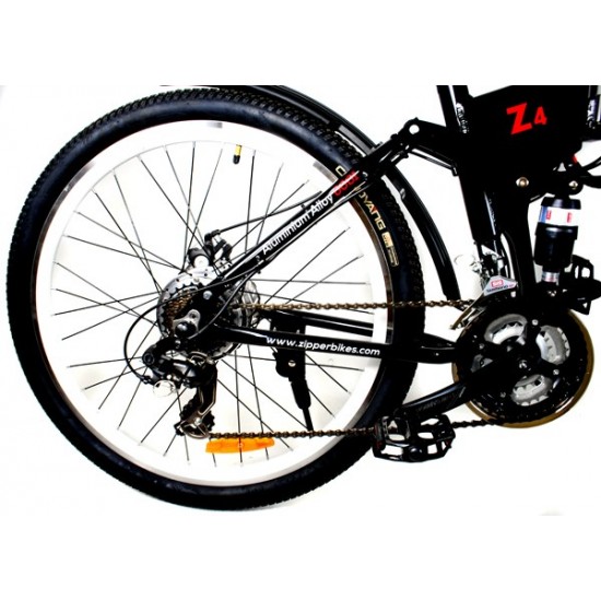 Z4 21 versnellingen opvouwbare elektrische mountainbike 26" Zwart
